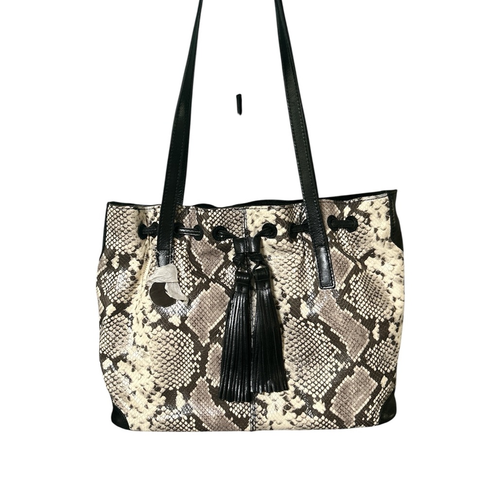 PATRICIA NASH PYTHON COLLECTION Soft Foil embossed Nappa Leather